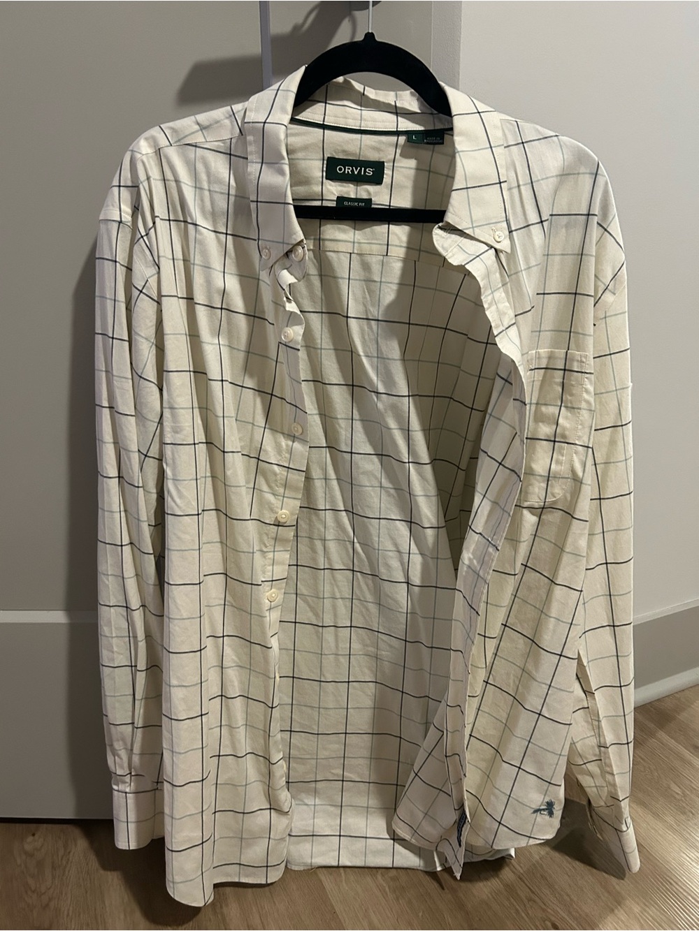 Orvis Men's Plaid Button-Up Shirt